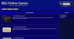 Desktop Screenshot of bsgonlinegames.com